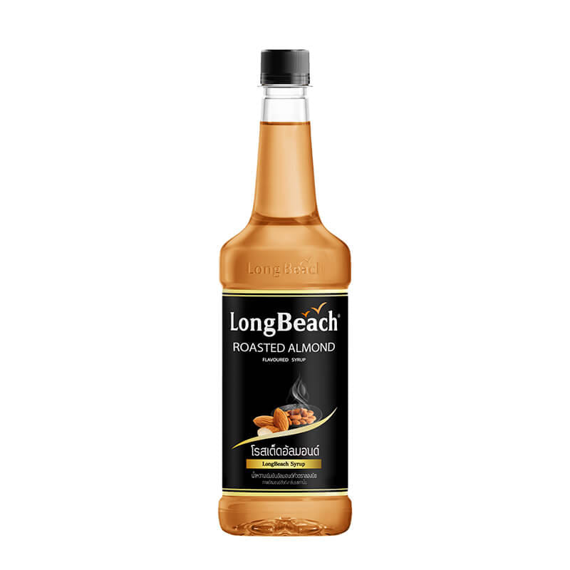 น้ำเชื่อม ลองบีช กลิ่น อัลมอนด์คั่ว ขนาด 740ML._1